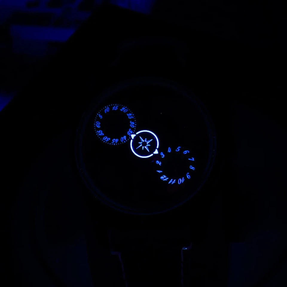 Niche Fully Automatic Watch Rotating Blue Planet