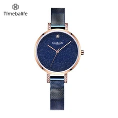 Blue Dial Ženske Mechanical Watch
