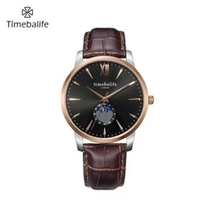 Plating Moški Moonphase Watch